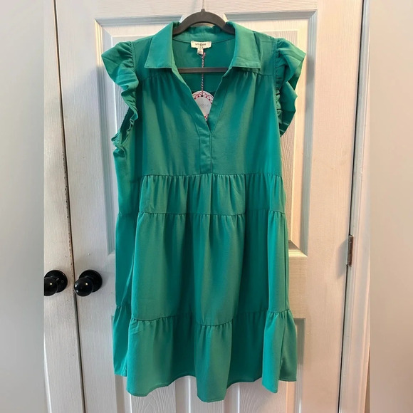 Umgee ruffle tiered dress, large - Picture 5 of 10